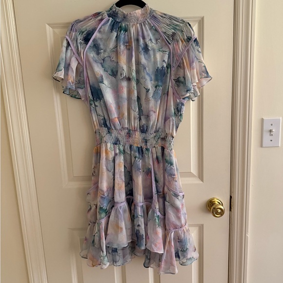 Misa Los Angeles Watercolor Mini Dress - Picture 1 of 6